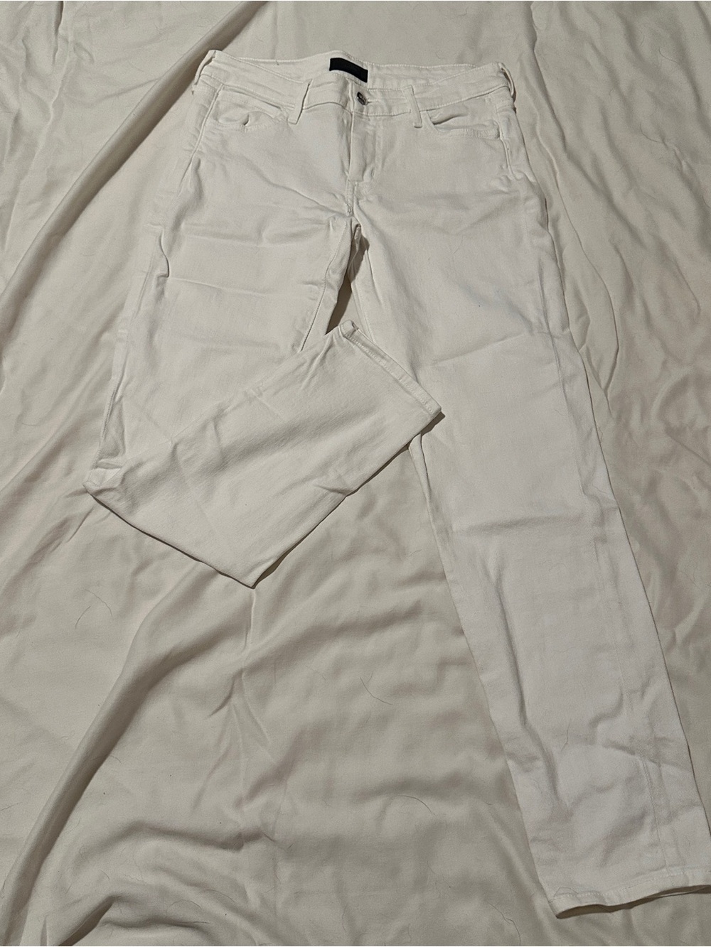 Koral White Slim Chinos
